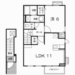 アルカンシエル・Ｙ　Ａの間取り