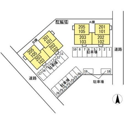 【区画図】 | アスター若宮