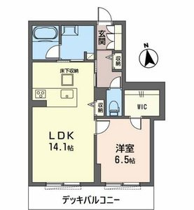 シャーメゾンプライムコートの間取り