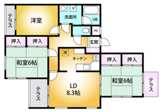 【間取り】 | 多摩平グリーンコーポ