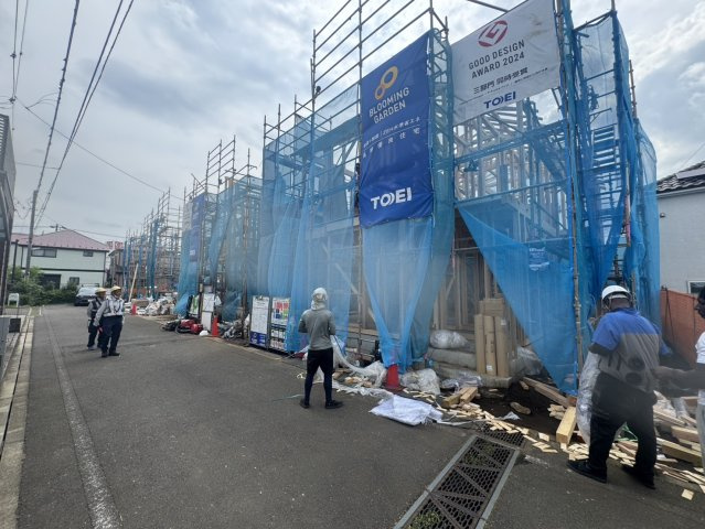 日野市日野台2丁目の前面道路含む現地写真
