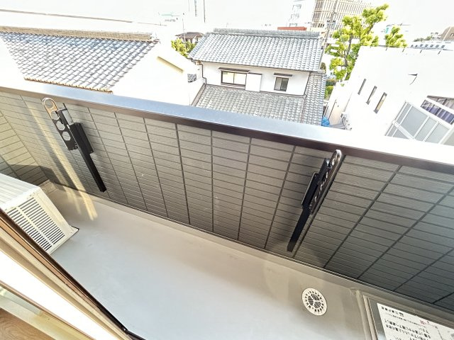 D-PLACE良野のバルコニー