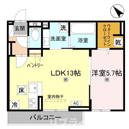 D-PLACE良野の間取り