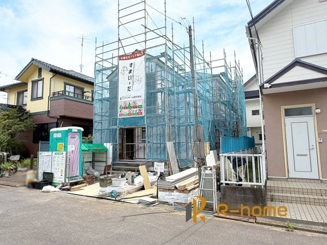 牛久市刈谷町1丁目1期　新築戸建て　1号棟の外観|ご予約を頂ければ、『平日』はもちろん『早朝』や『夜間』もご見学可能です♪お気軽にお申し付けください♪