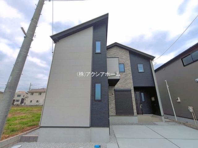 所沢市上安松・全2棟　新築一戸建　1号棟　～LDK24帖～の外観|2026年8月4日撮影