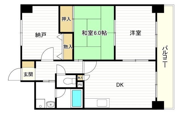 レグルス北池の間取り