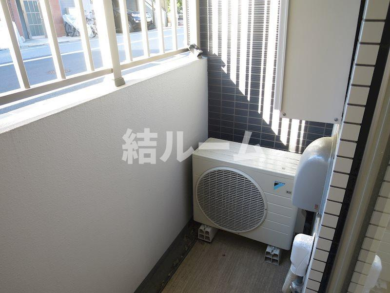 板橋区赤塚３丁目の賃貸マンションのバルコニー
