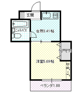 【間取り】 | サンハイツ本町