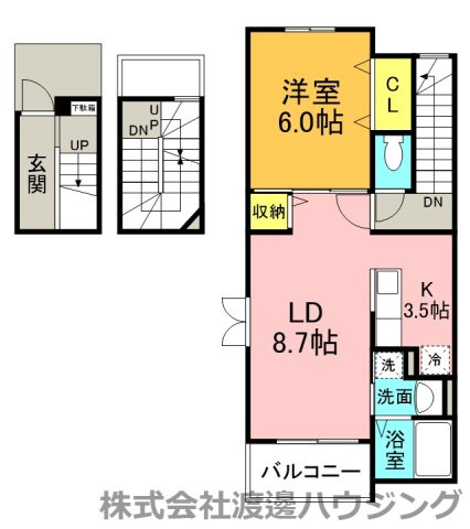 ティエムメゾンの間取り