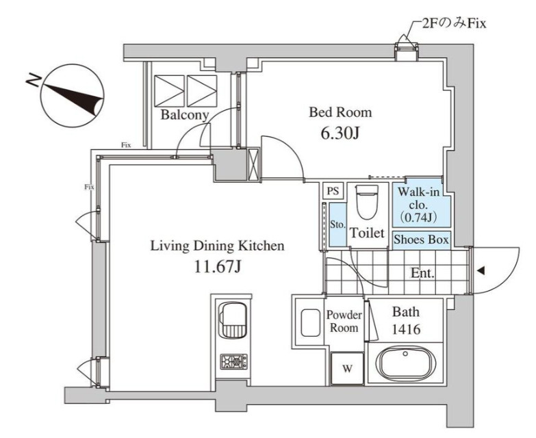 Casa Alboreの間取り|Casa Albore