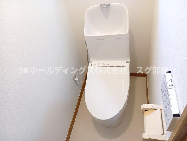 南田辺連棟貸家（左）のトイレ