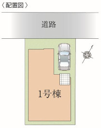 越谷市大字恩間 新築分譲住宅の区画図