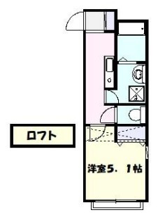 【間取り】 | アパートメント枡形　ＮＯ１