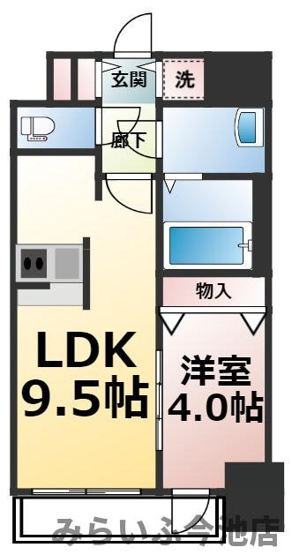 【間取り】 | プレサンス今池駅前フェルディノ