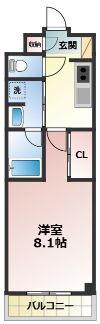 COMFORT YAWATAの間取り