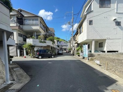 【前面道路含む現地写真】 | 山科区川田山田　売地（建築条件付き）