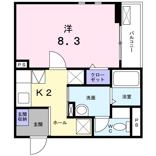 【間取り】 | カーサ桜 | 間取図