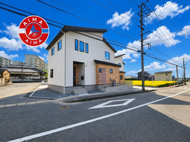 糟屋郡宇美町とびたけ4丁目第4-3棟（1号棟）の前面道路含む現地写真|見学の時間などお気軽にお問い合わせ下さい。