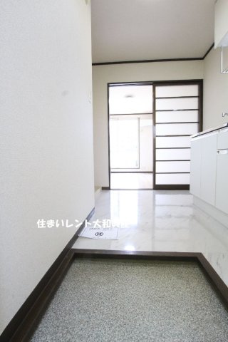 ウッディヒルズＡの玄関