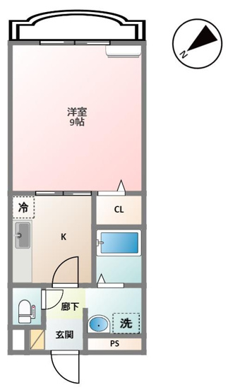 【間取り】 | スカイマンションA