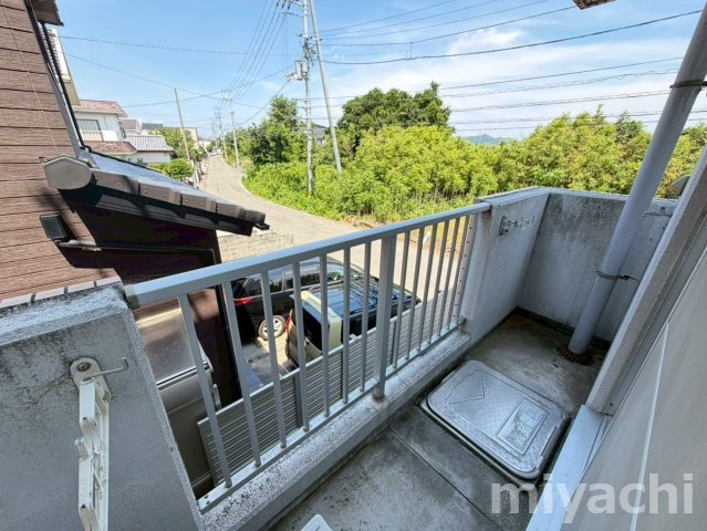 メゾン三軒屋のバルコニー