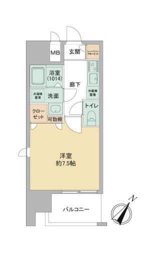 Live Flat Tsukamotoの間取り