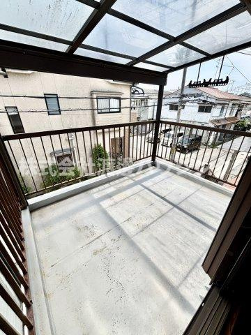 黒原城内町一戸建のバルコニー