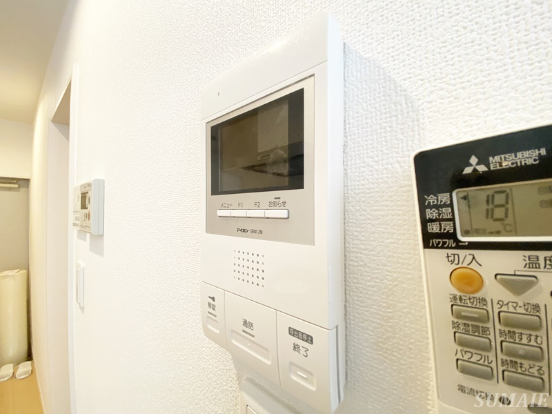 アペックス田端のセキュリティ|モニター付きインターホンです☆