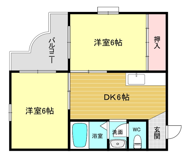 【間取り】 | 第二庭園ハイツ