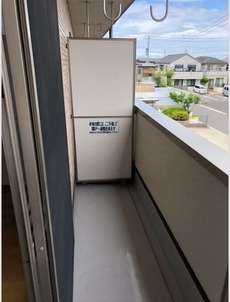 ソレールヤマグチのバルコニー