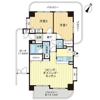 ライオンズヒルズ成増の間取り