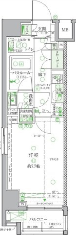 クレヴィスタ板橋西台Ⅱの間取り