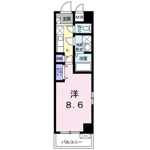 メゾン　ド　サクラの間取り