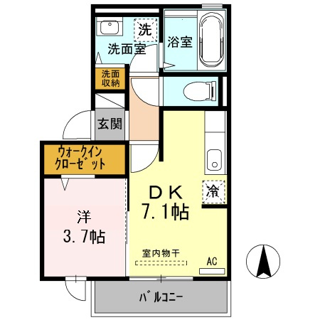 セジュールマルシェの間取り