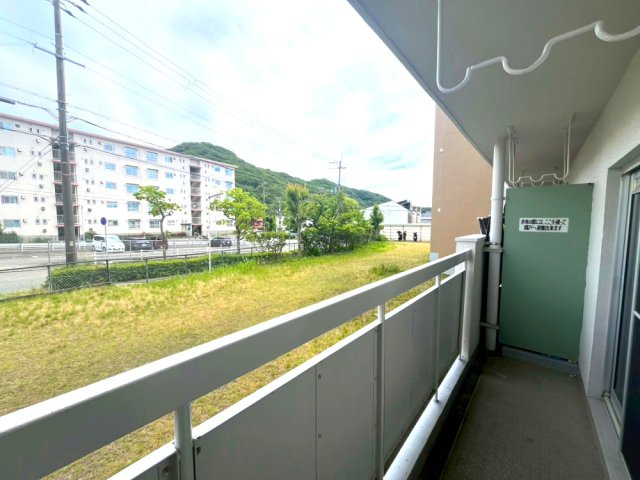 高倉台（８）団地31号棟のバルコニー|バルコニーです