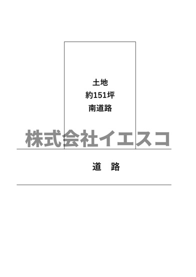 【土地図】 | 【売地】由利本荘市川口字八幡前