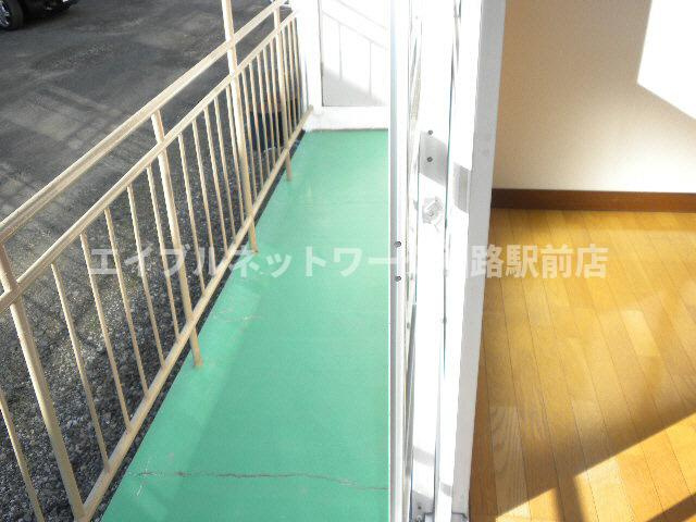 フランセマンションのバルコニー