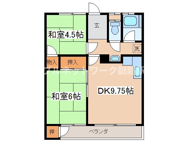 フランセマンションの間取り