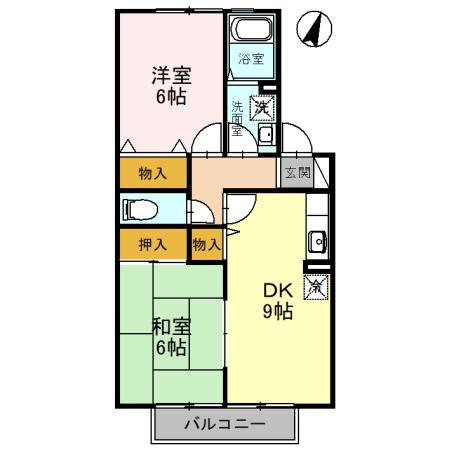ドミールシャルマンの間取り