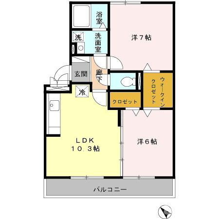 ブランルーチェの間取り