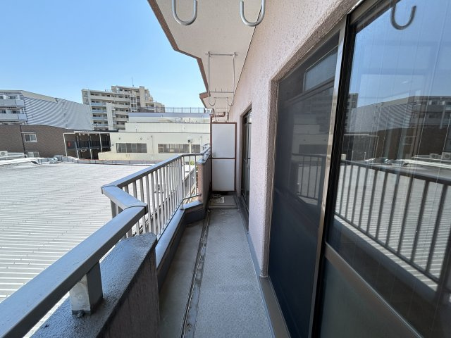 東綾瀬ハイツのバルコニー