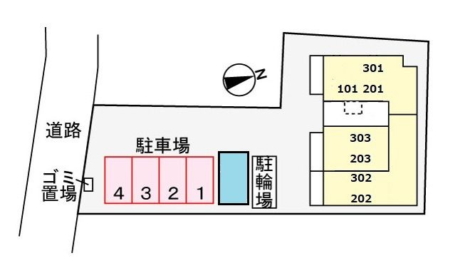 ＢＲＯＯＫ金城の駐車場