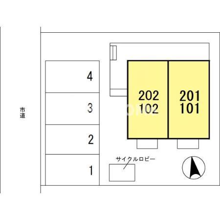 メゾン飯塚の区画図|当社、チルホームのHPもご覧ください(^^)/物件情報多数♪