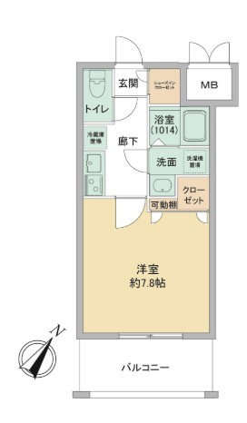 Live Flat Tsukamotoの間取り