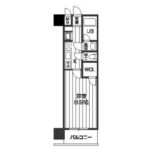 レジティア京町堀の間取り