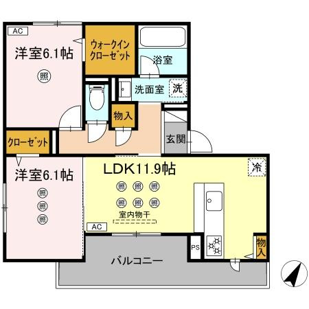 【間取り】 | メゾン ココル