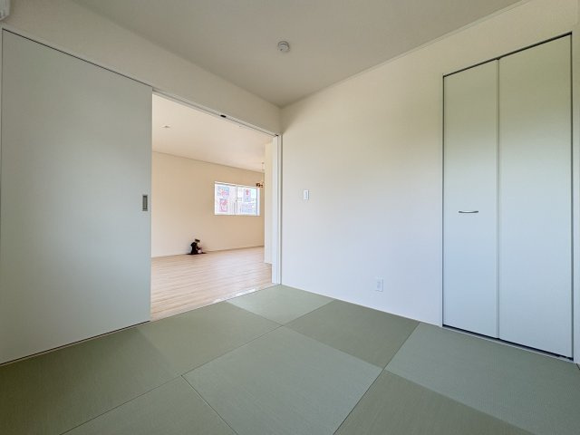CRADLE GARDEN小倉南区若園第7の和室|落ち着きのある和室付き。くつろぎや客間としても使え、暮らしに柔軟性と癒しをプラスします。
