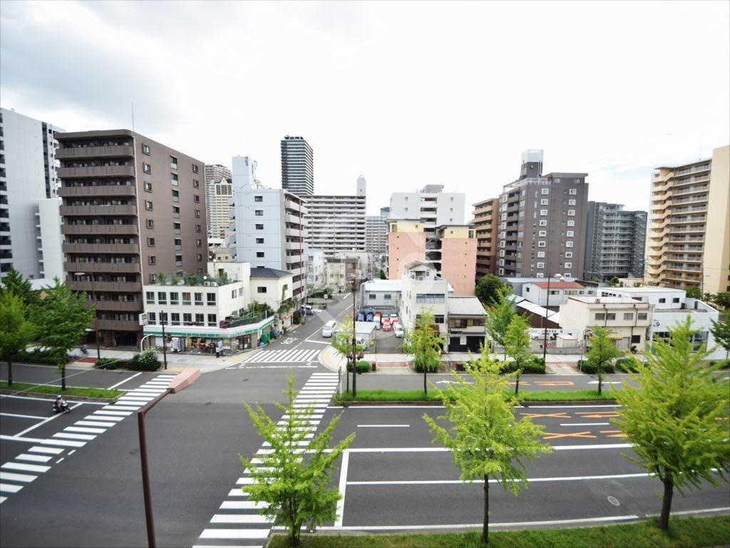 CITY SPIRE難波グレイスの展望|グレイスポート難波　緑の見える眺望