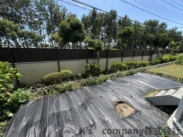藤沢市辻堂西海岸1丁目　藤沢ニューライフ7号棟の庭|専用お庭付き♪日当り良好でプライベート空間◇