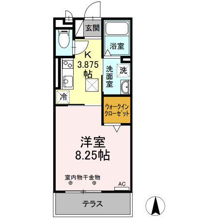 サンウィング A棟の間取り
